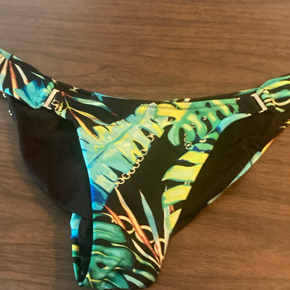 Tropical Print Bikini Bottom